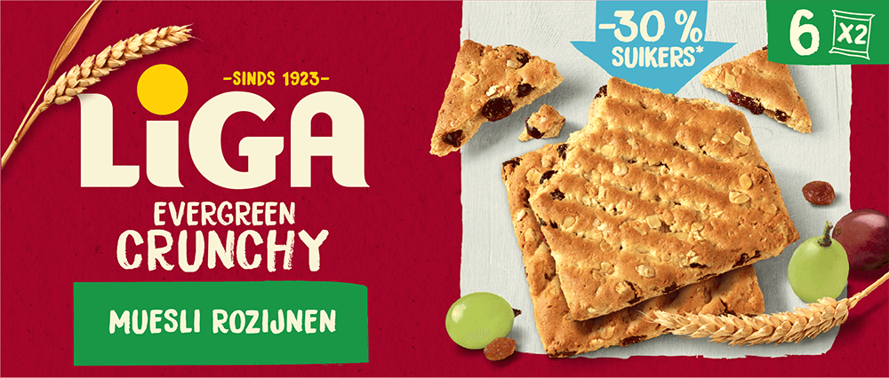 LiGA Evergreen Crunchy Muesli Rozijnen