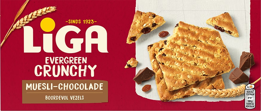 LIGA Evergreen Crunchy Muesli Chocolade