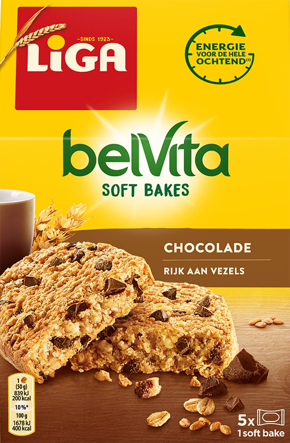 LiGA belVita Soft Bakes Chocostukjes